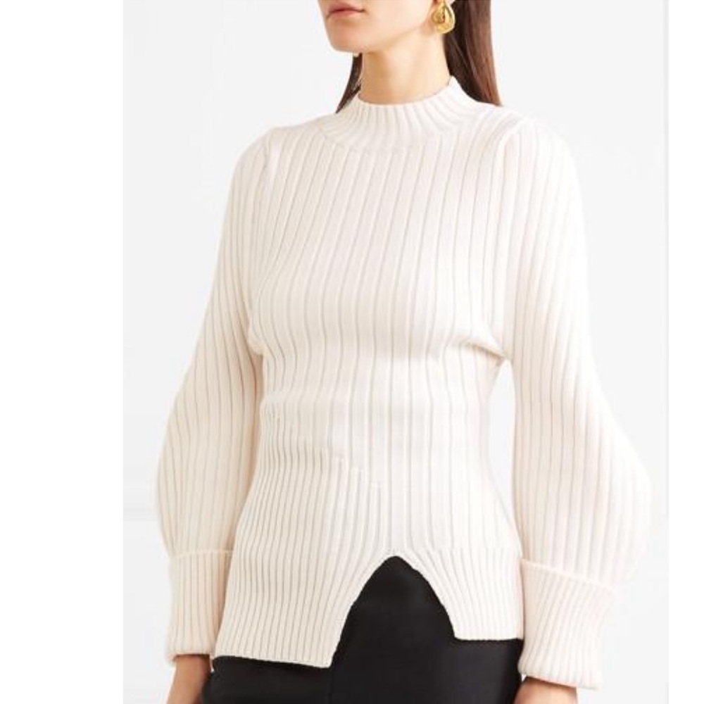 Jacquemus Knit Sweater In Light Pink - Picture 4 of 7